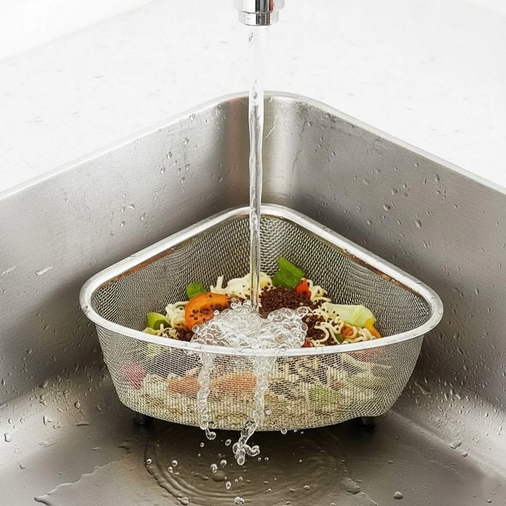 Lexroo Paslanmaz Çelik Ayaklı Lavabo İçi Çöp Süzgeci Standart Lexroo Paslanmaz Çelik Ayaklı Lavabo İçi Çöp Süzgeci Standart