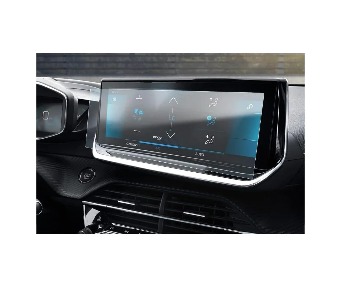 Lexroo Peugeot 2008 10 İnç İle Uyumlu Ekran Koruyucu Multimedya Şeffaf Nano Standart Lexroo Peugeot 2008 10 İnç İle Uyumlu Ekran Koruyucu Multimedya Şeffaf Nano Standart