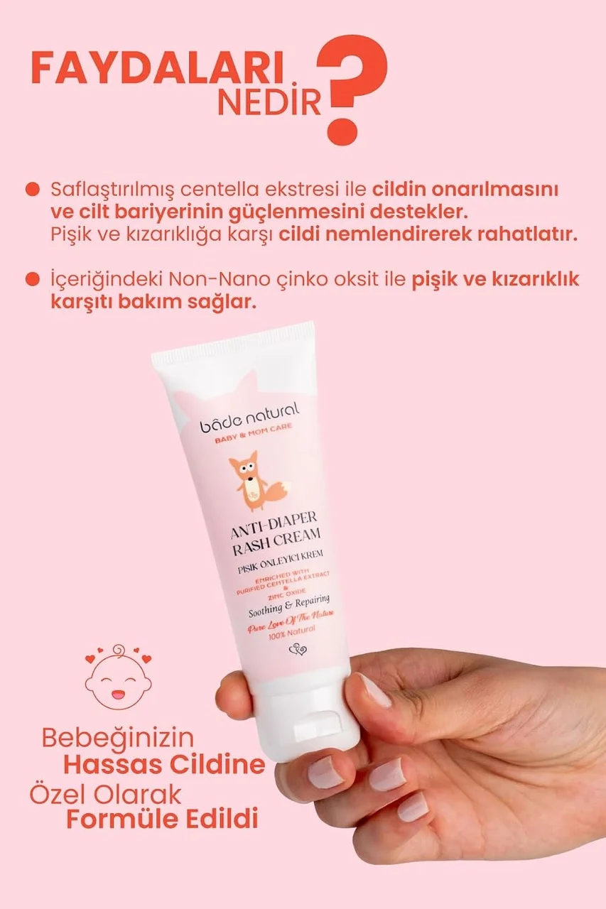 Lexroo Pişik Önleyici%100 Doğal Krem 75 Ml Lexroo Pişik Önleyici%100 Doğal Krem 75 Ml