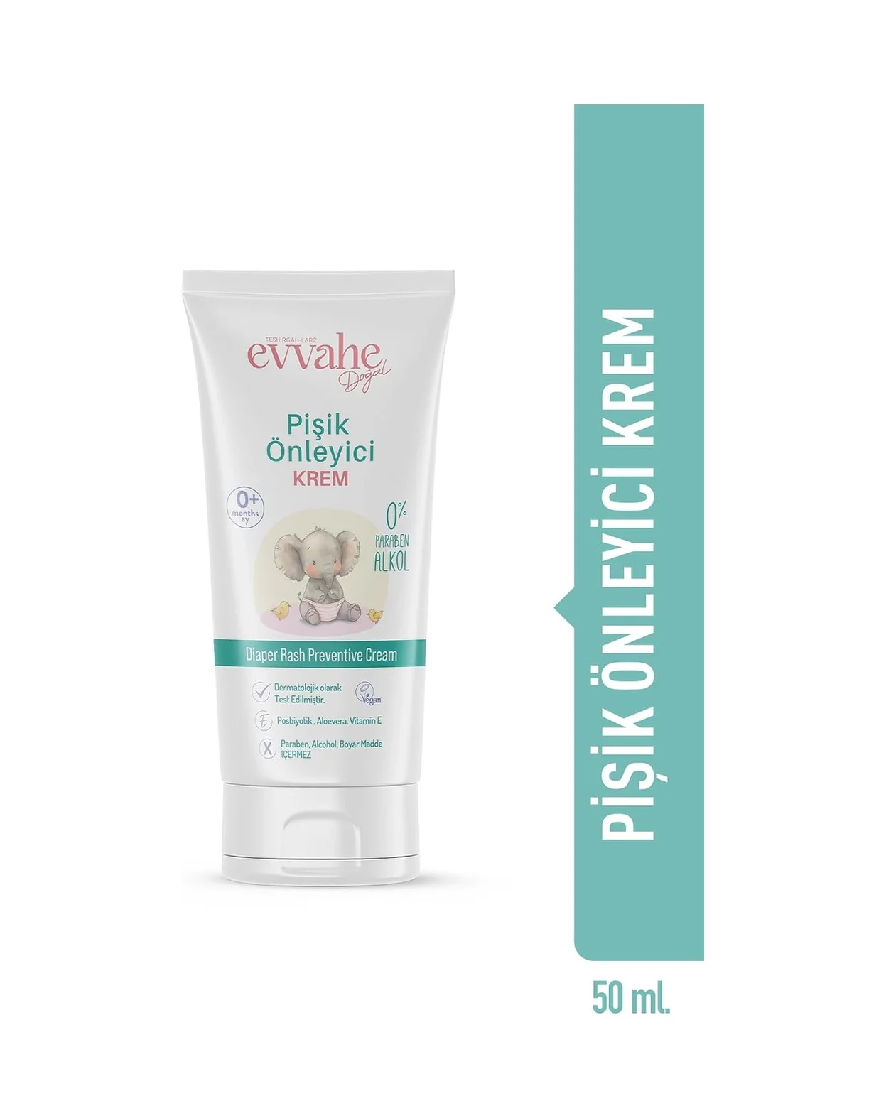 Lexroo Pişik Önleyici Krem, Bebek Pişik Koruma Kremi, 50ml Lexroo Pişik Önleyici Krem, Bebek Pişik Koruma Kremi, 50ml - Görsel 2