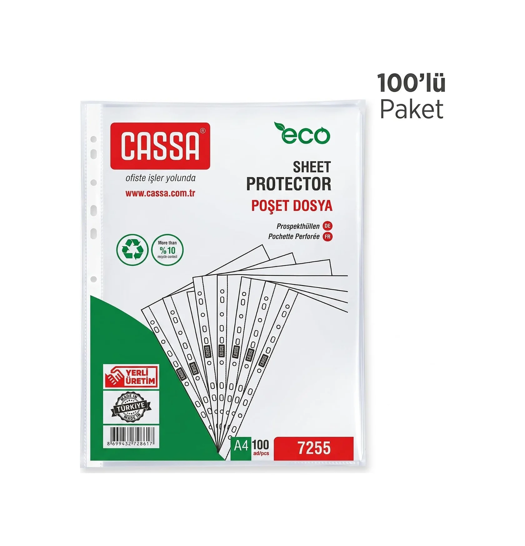 Lexroo Poşet Dosya Eco 30 Mikron 100'lü Paket Lexroo Poşet Dosya Eco 30 Mikron 100'lü Paket