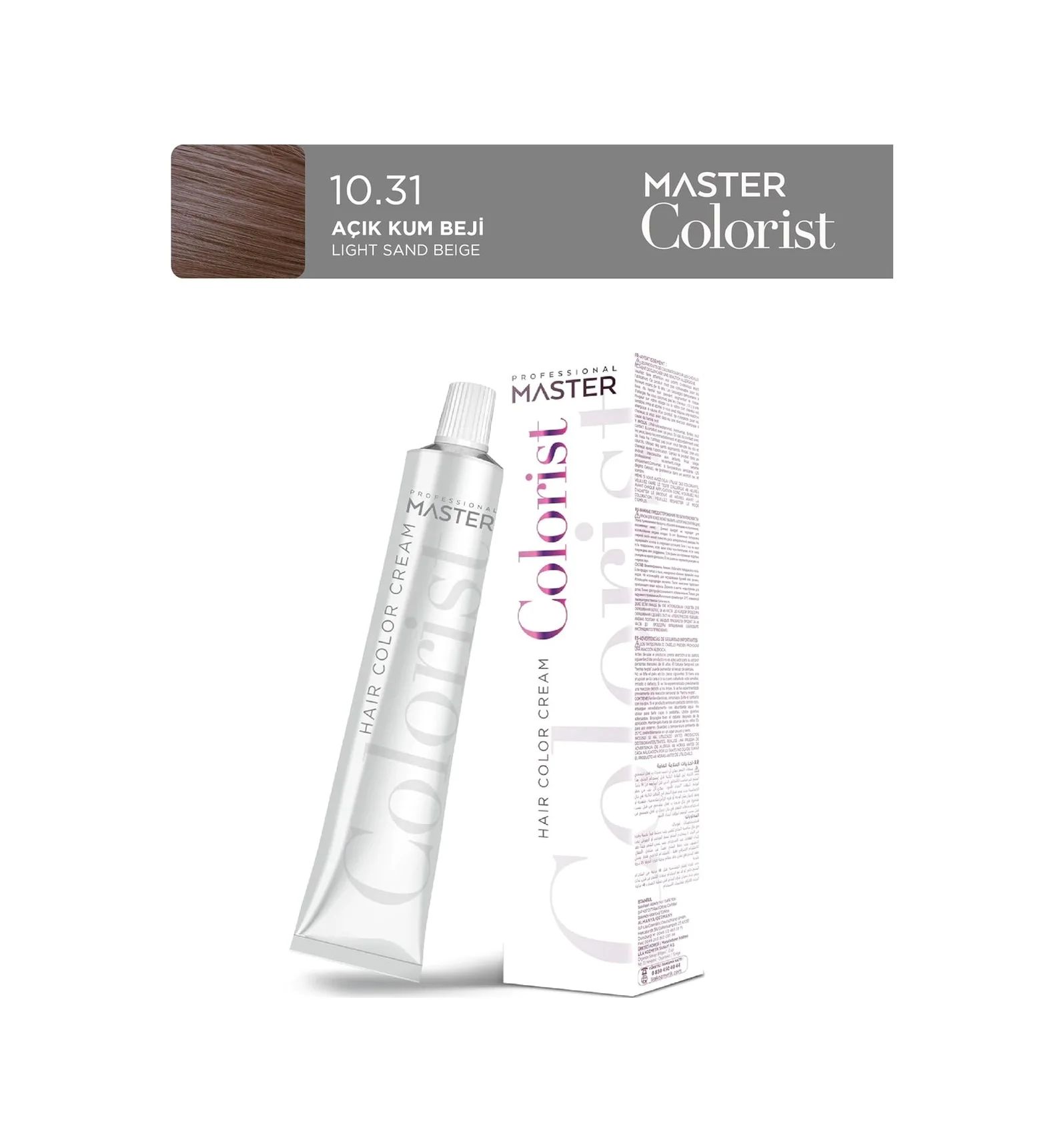 Lexroo Professional Tüp Saç Boyası Boya 60 Ml 10.31 Açık Kum Beji Lexroo Professional Tüp Saç Boyası Boya 60 Ml 10.31 Açık Kum Beji