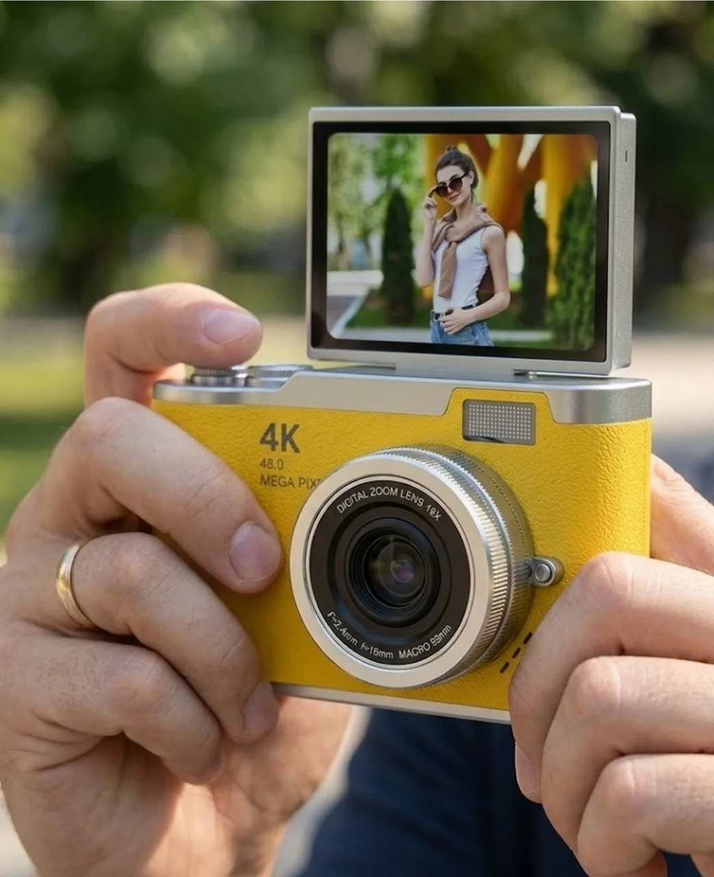 Lexroo Profesyonel Çekim İçin 48 Mp Dijital Kamera Flip Screen 18x Zoom Uzun Pil Ömrü Lexroo Profesyonel Çekim İçin 48 Mp Dijital Kamera Flip Screen 18x Zoom Uzun Pil Ömrü