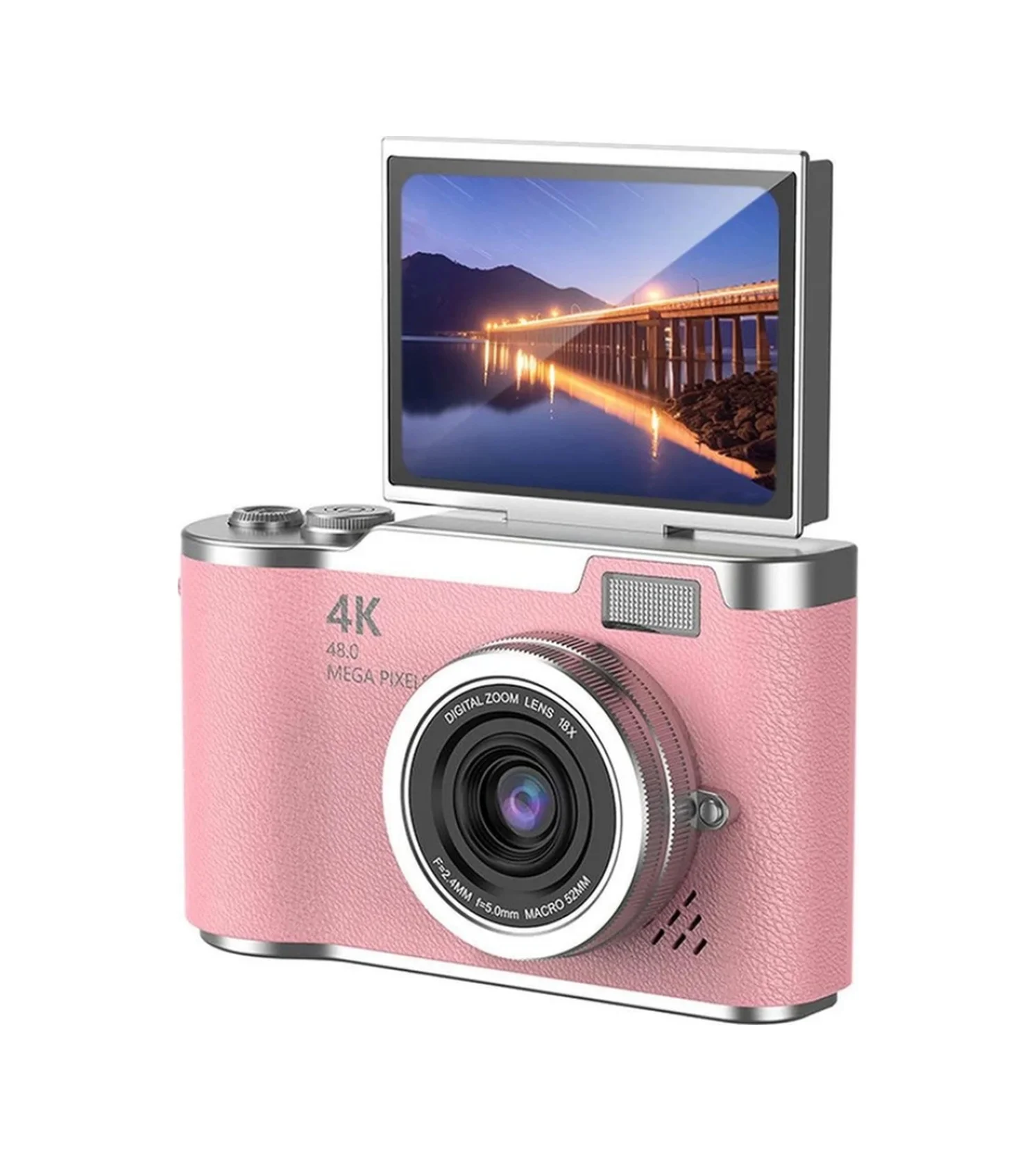 Lexroo Profesyonel Çekim İçin 48 Mp Kamera 18x Zoom Flip Ekran Dijital Kamera Lexroo Profesyonel Çekim İçin 48 Mp Kamera 18x Zoom Flip Ekran Dijital Kamera