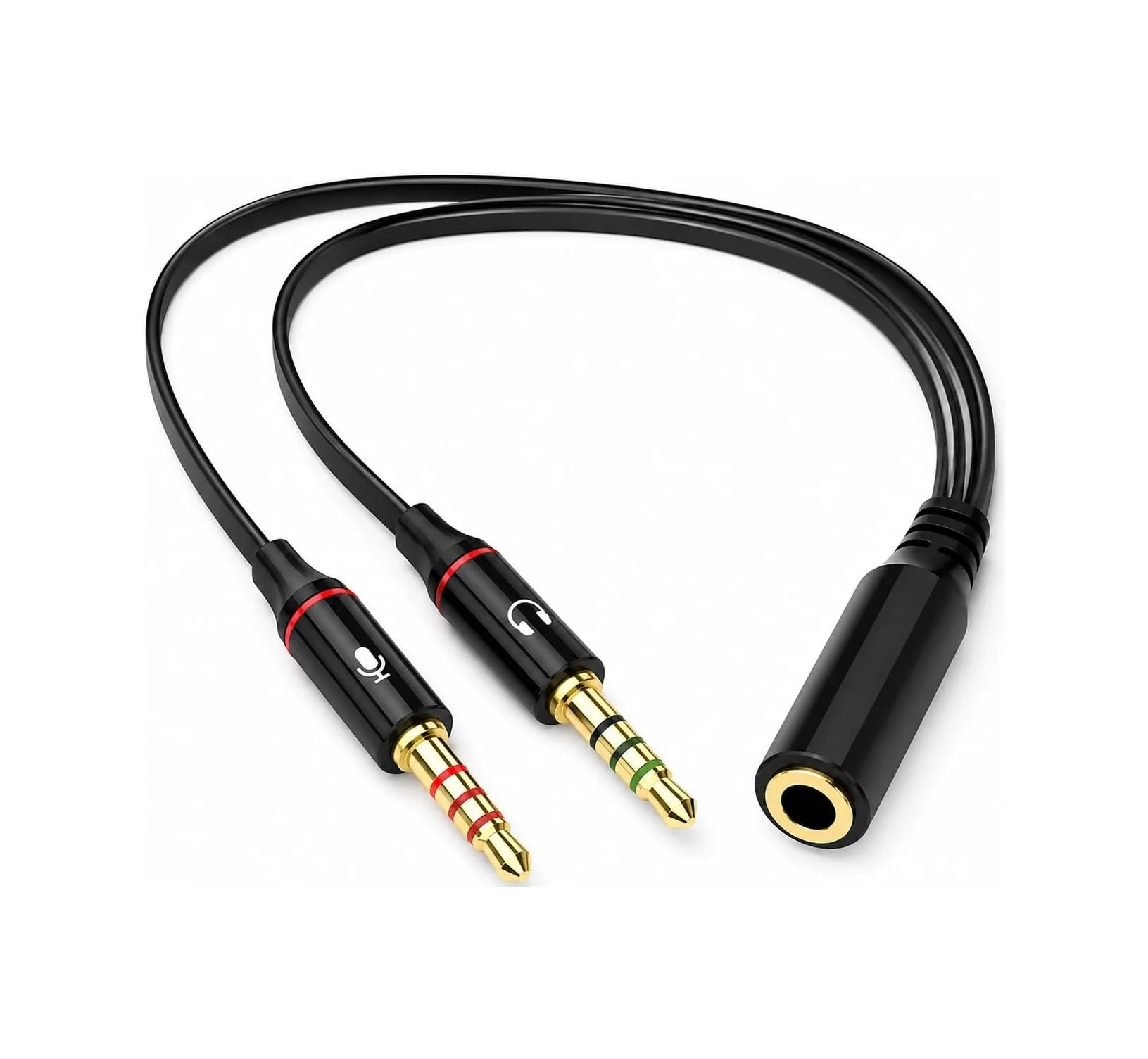 Lexroo Px-8005 Kulaklık Mikrofon Ayırıcı, 3.5 Mm Jak 1 Dişi 2 Erkek Y Splitter Standart Lexroo Px-8005 Kulaklık Mikrofon Ayırıcı, 3.5 Mm Jak 1 Dişi 2 Erkek Y Splitter Standart