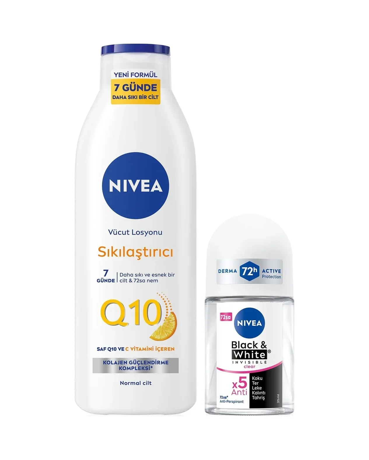 Lexroo Q10 Sıkılaştırıcı Vücut Losyonu 250ml Ve Kadın Roll-on Deodorant Black&white Invisible Clear Lexroo Q10 Sıkılaştırıcı Vücut Losyonu 250ml Ve Kadın Roll-on Deodorant Black&white Invisible Clear