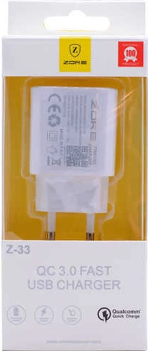 Lexroo Qc 3.0 Fast Usb Charger Z-33 Standart Lexroo Qc 3.0 Fast Usb Charger Z-33 Standart