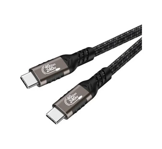 Lexroo Qg01 Type-c To Usb4 Pd Data Kablosu 240w 40gbps 8k 60hz 0.2 Metre - Siyah Lexroo Qg01 Type-c To Usb4 Pd Data Kablosu 240w 40gbps 8k 60hz 0.2 Metre - Siyah