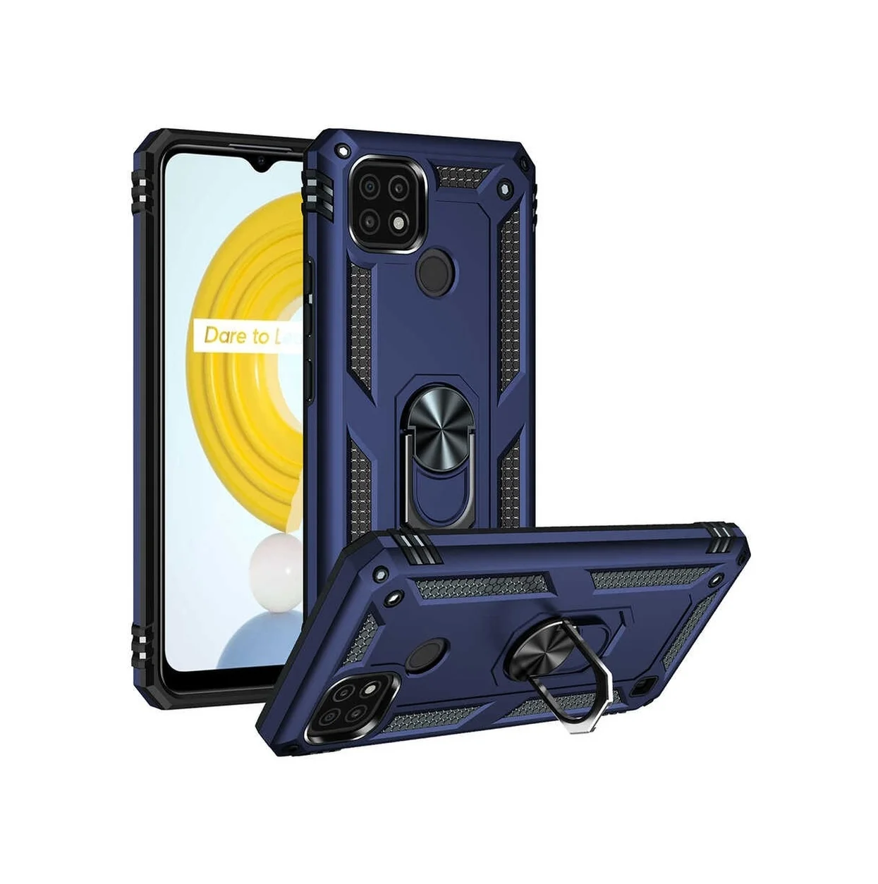 Lexroo Realme C21 Kılıf Vega Kılıf - Mavi Lexroo Realme C21 Kılıf Vega Kılıf - Mavi