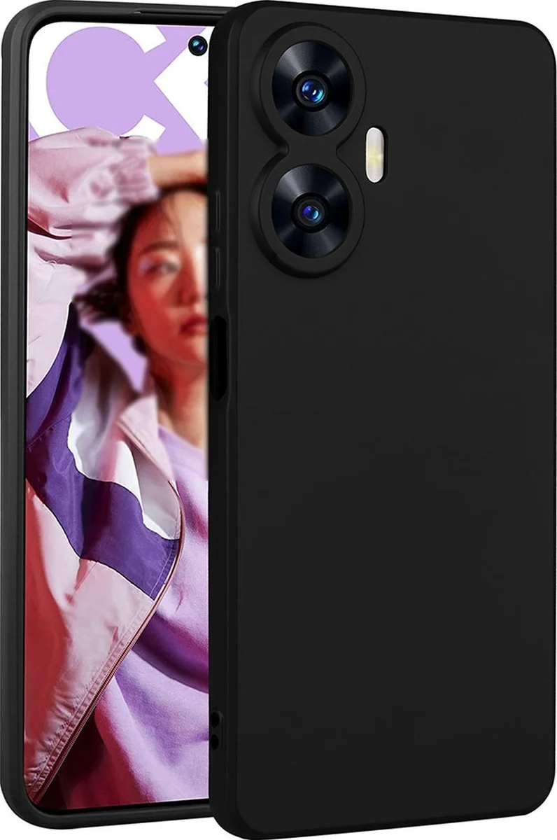 Lexroo Realme C55 Kılıf Premier Silikon Kılıf - Siyah Lexroo Realme C55 Kılıf Premier Silikon Kılıf - Siyah