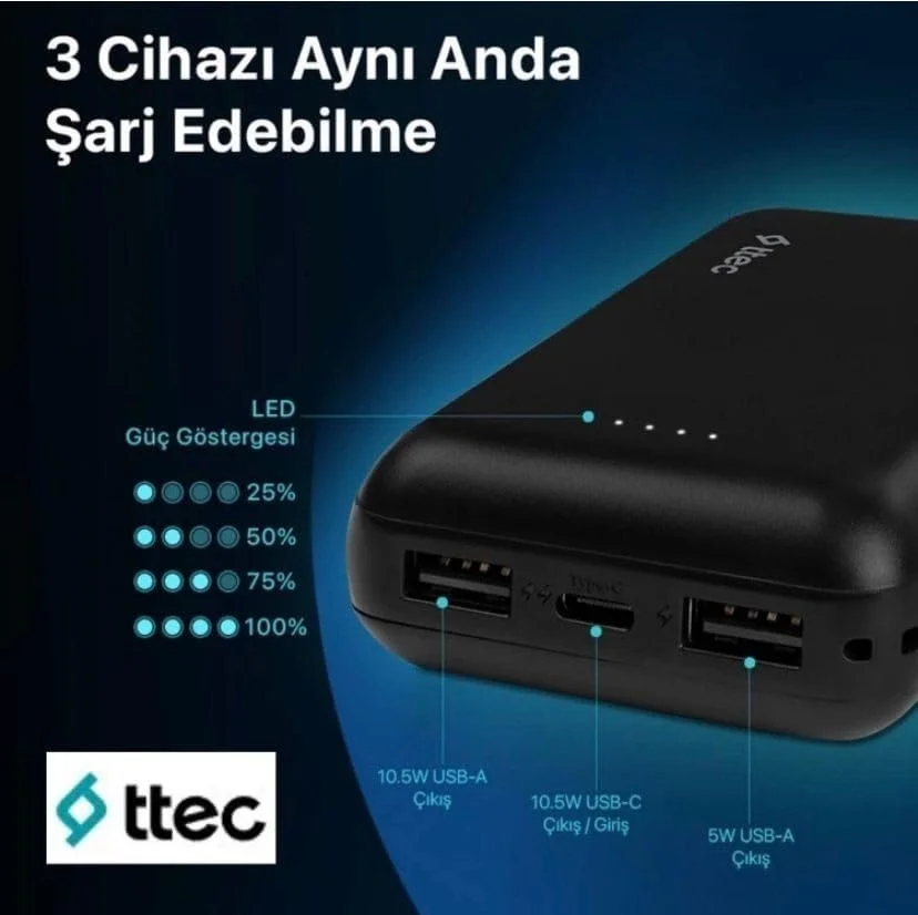 Lexroo Recharger 10.000 Mah Taşınabilir Hızlı Şarj Aleti,powerbank Çok Renkli Lexroo Recharger 10.000 Mah Taşınabilir Hızlı Şarj Aleti,powerbank Çok Renkli