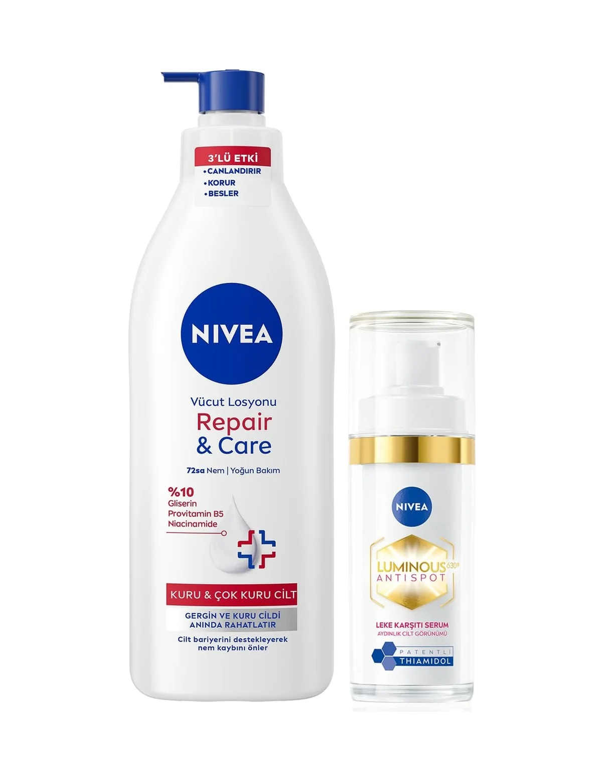 Lexroo Repair&care Nemlendirici Vücut Losyonu 400ml Ve Luminous630 Leke Karşıtı Cilt Serumu 30ml Lexroo Repair&care Nemlendirici Vücut Losyonu 400ml Ve Luminous630 Leke Karşıtı Cilt Serumu 30ml