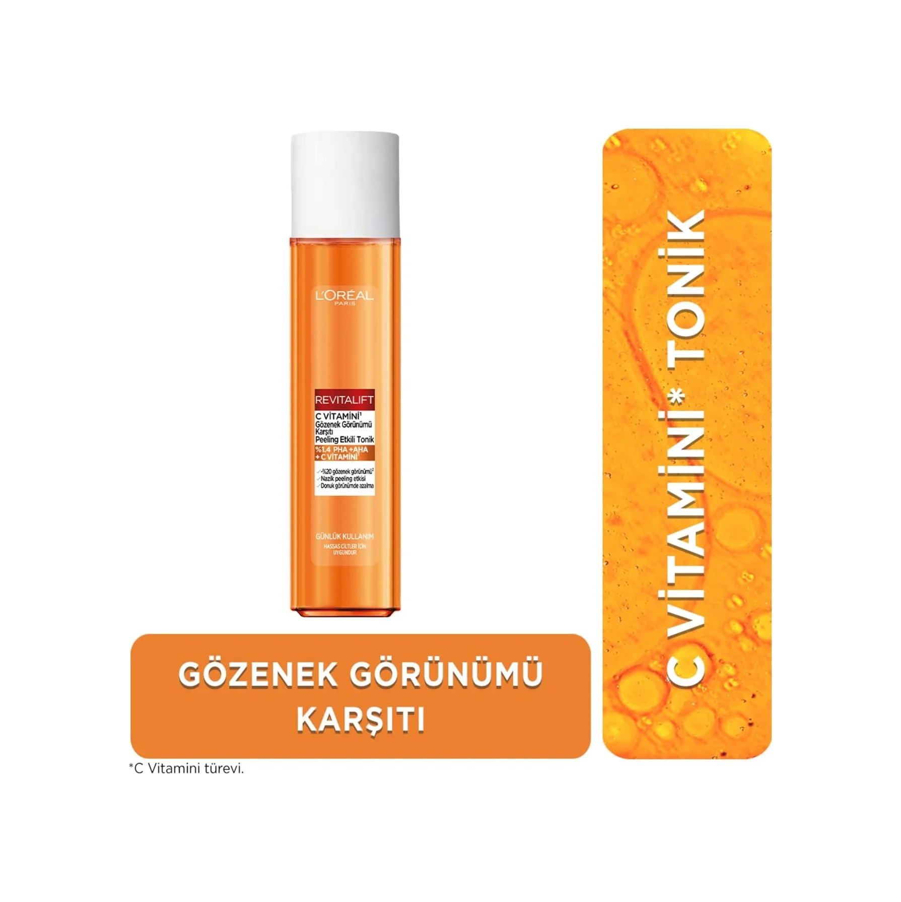 Lexroo Revitalift C Vitamini Gözenek Görünümü Karşıtı Peeling Etkili Tonik Lexroo Revitalift C Vitamini Gözenek Görünümü Karşıtı Peeling Etkili Tonik
