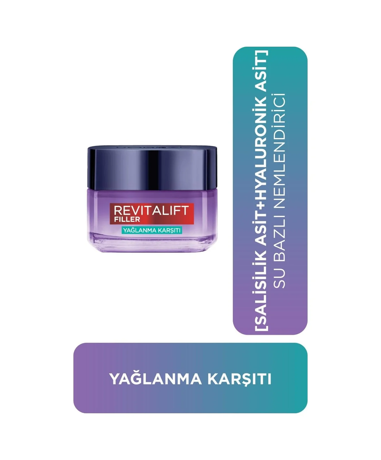 Lexroo Revitalift Filler Yağlanma Karşıtı Su Bazlı Nemlendirici Jel Krem Lexroo Revitalift Filler Yağlanma Karşıtı Su Bazlı Nemlendirici Jel Krem