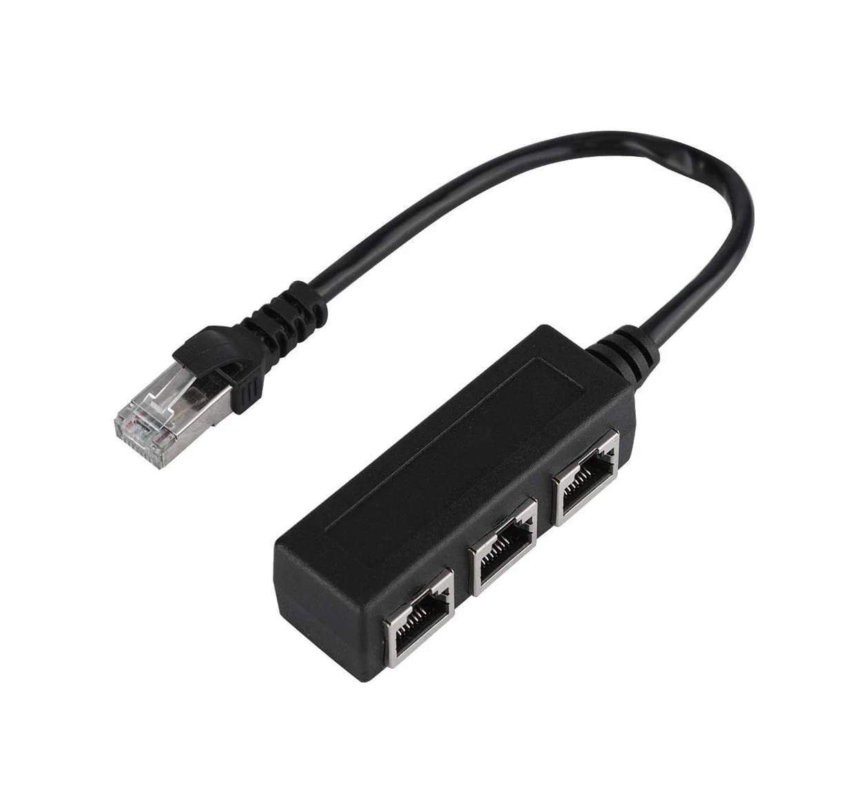 Lexroo Rj45 Ethernet Splitter Adaptör 1 Erkek 3 Dişi Lan Çoklayıcı İnternet Paylaştırıcı Cat5 Cat6 Lexroo Rj45 Ethernet Splitter Adaptör 1 Erkek 3 Dişi Lan Çoklayıcı İnternet Paylaştırıcı Cat5 Cat6