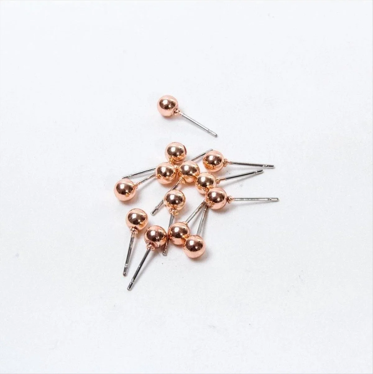 Lexroo Roz Renk Metal Top Küpe 50 Gram - Roz-1 50 Gram Çok Renkli Lexroo Roz Renk Metal Top Küpe 50 Gram - Roz-1 50 Gram Çok Renkli