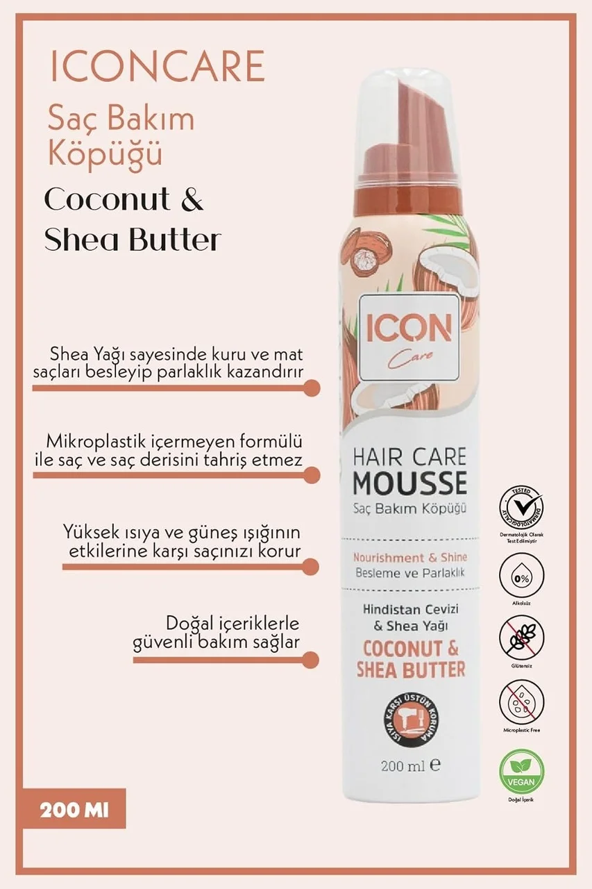 Lexroo Saç Bakım Köpüğü Coconut & Shea Butter Lexroo Saç Bakım Köpüğü Coconut & Shea Butter