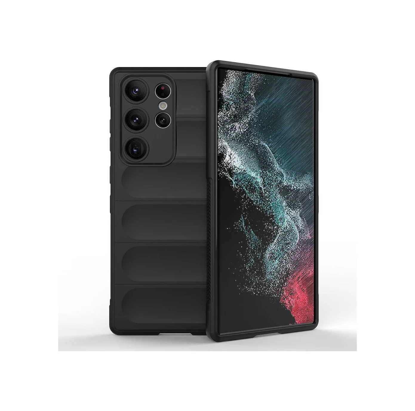 Lexroo Samsung Galaxy Uyumlu S23 Ultra Kılıf Esnek Tpu Oyuklu Arka Yüzey Tasarımlı Etnik Silikon Kılıf - Siyah Lexroo Samsung Galaxy Uyumlu S23 Ultra Kılıf Esnek Tpu Oyuklu Arka Yüzey Tasarımlı Etnik Silikon Kılıf - Siyah
