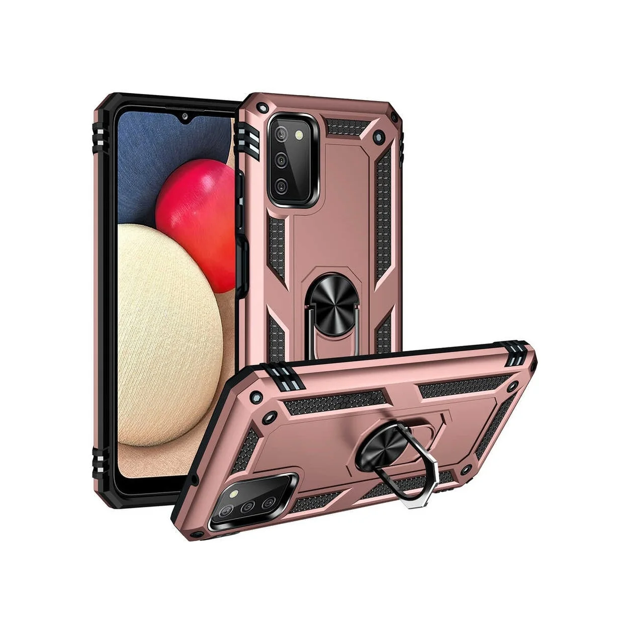 Lexroo Samsung Galaxy Uyumlu A03s Kılıf Vega Kılıf - Rose Gold Lexroo Samsung Galaxy Uyumlu A03s Kılıf Vega Kılıf - Rose Gold