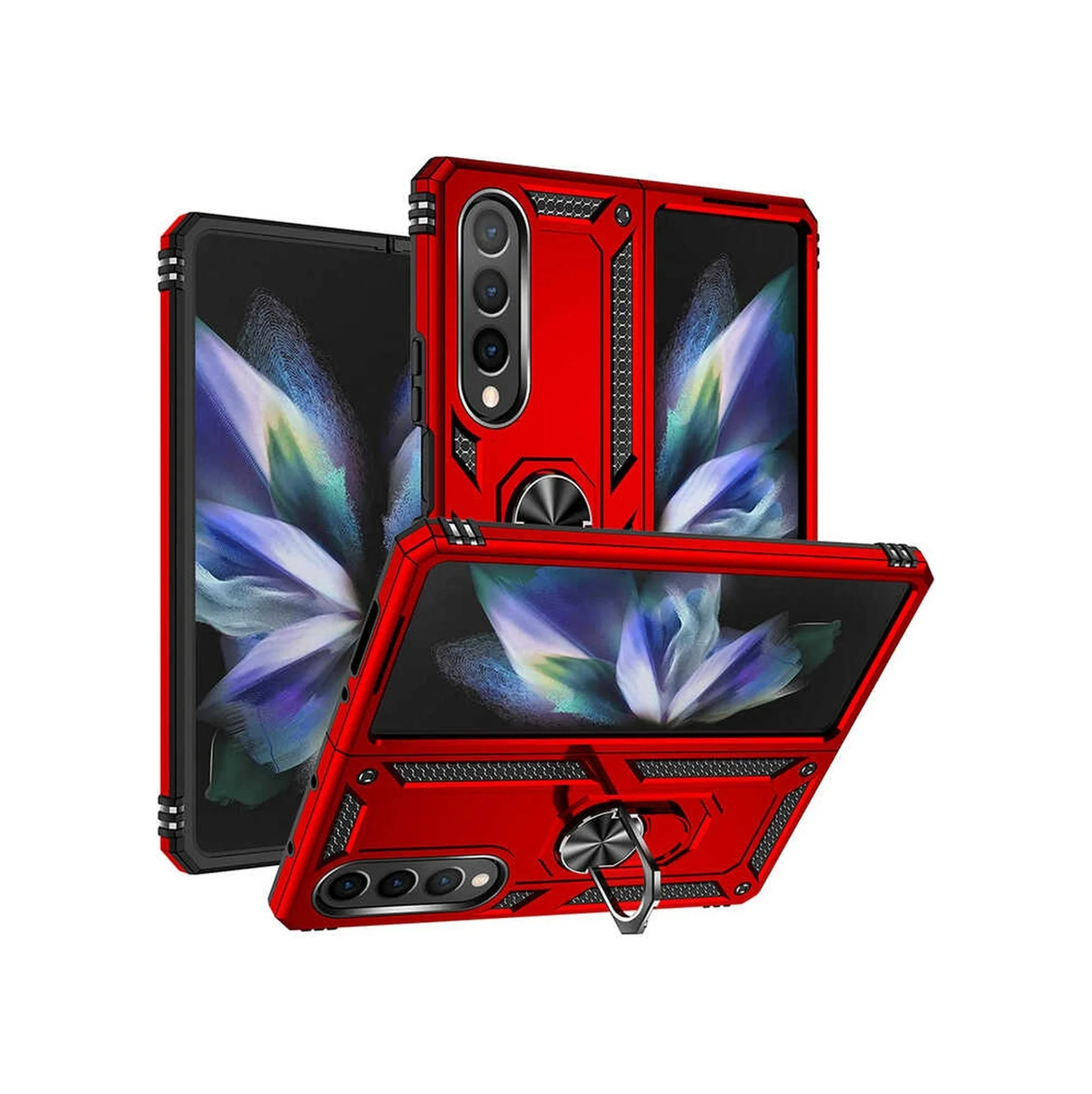 Lexroo Samsung Galaxy Uyumlu Z Fold 4 Kılıf Vega Kılıf - Kırmızı Lexroo Samsung Galaxy Uyumlu Z Fold 4 Kılıf Vega Kılıf - Kırmızı