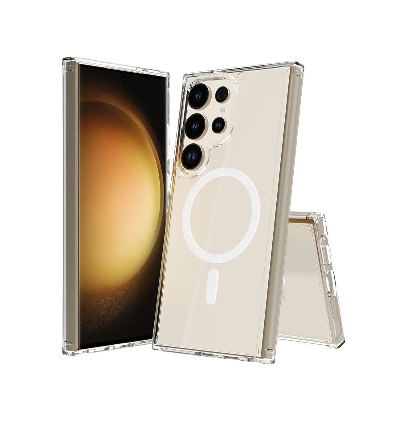 Lexroo Samsung Galaxy Uyumlu S25 Ultra Kılıf M-safe Şarj Özellikli Şeffaf Sert Pc Embos Kılıf - Şeffaf Lexroo Samsung Galaxy Uyumlu S25 Ultra Kılıf M-safe Şarj Özellikli Şeffaf Sert Pc Embos Kılıf - Şeffaf