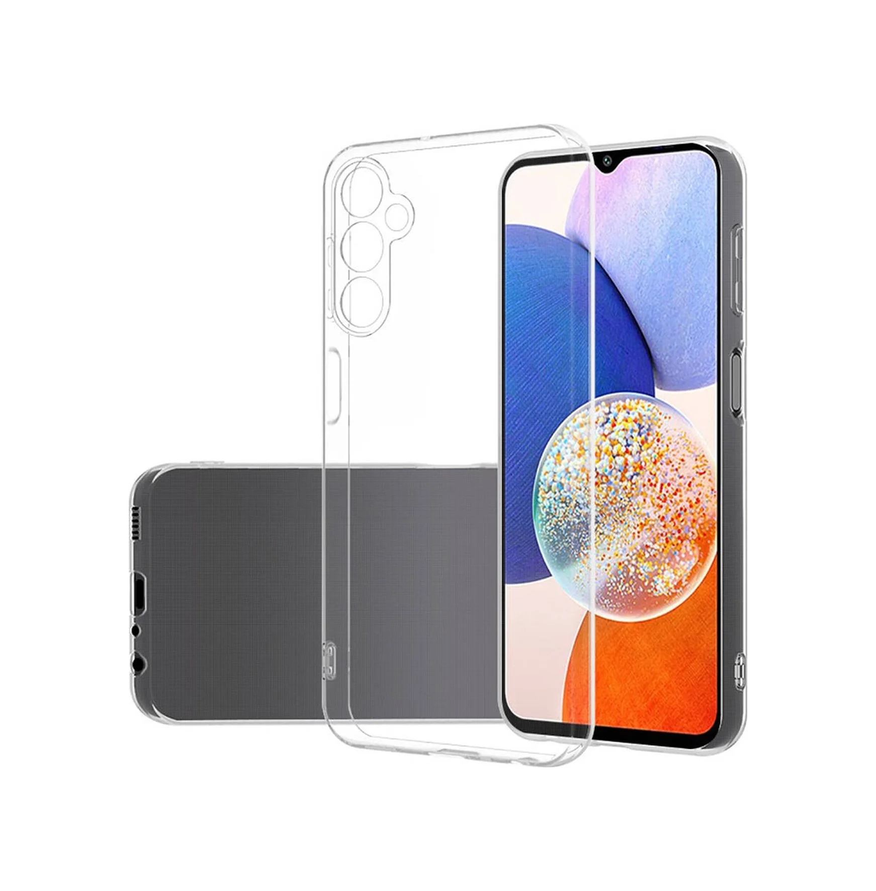 Lexroo Samsung Galaxy Uyumlu A55 Kılıf Süper Silikon Kılıf - Renksiz Çok Renkli Lexroo Samsung Galaxy Uyumlu A55 Kılıf Süper Silikon Kılıf - Renksiz Çok Renkli