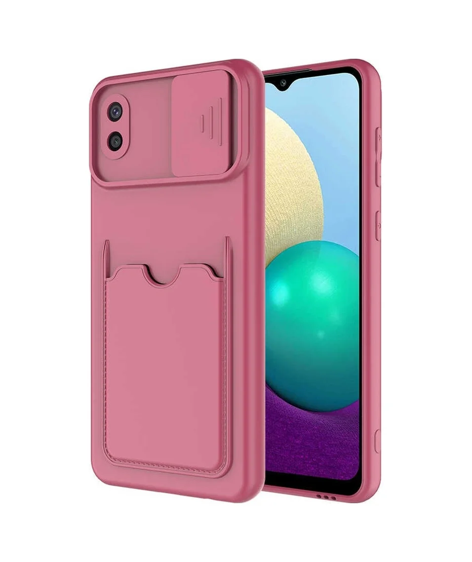 Lexroo Samsung Galaxy Uyumlu A02 Kılıf Kartix Kılıf - Koyu Mor Lexroo Samsung Galaxy Uyumlu A02 Kılıf Kartix Kılıf - Koyu Mor