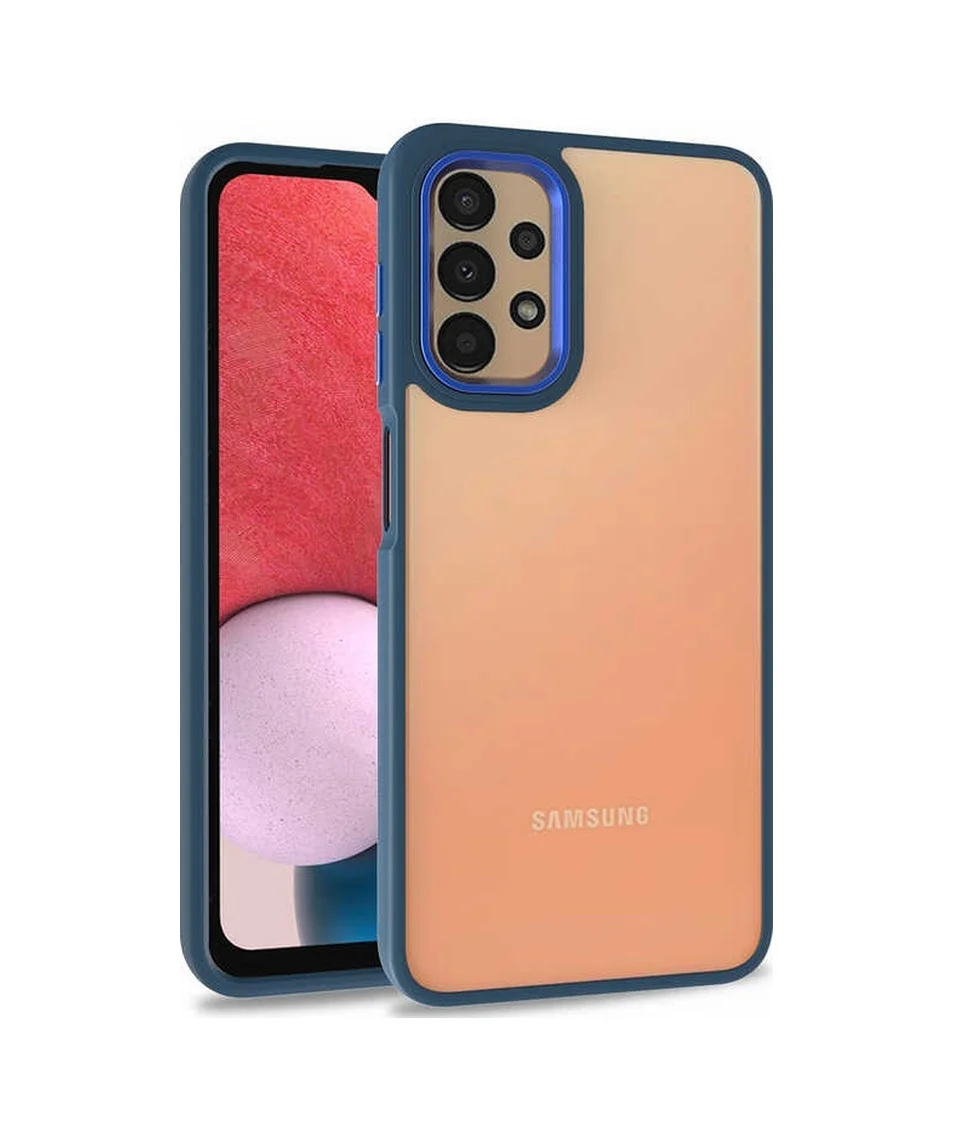 Lexroo Samsung Galaxy Uyumlu A53 5g Kılıf Flora Kılıf - Mavi Lexroo Samsung Galaxy Uyumlu A53 5g Kılıf Flora Kılıf - Mavi