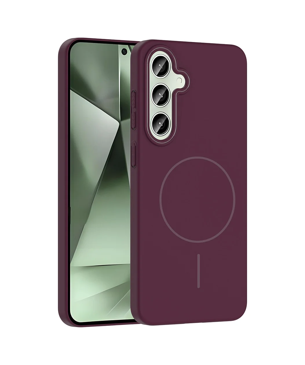 Lexroo Samsung Galaxy Uyumlu S24 Fe Kılıf M-safe Şarj Özellikli Ruby Sert Kılıf - Mürdüm Çok Renkli Lexroo Samsung Galaxy Uyumlu S24 Fe Kılıf M-safe Şarj Özellikli Ruby Sert Kılıf - Mürdüm Çok Renkli