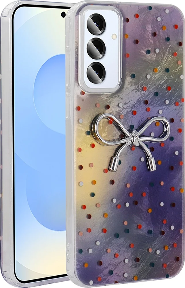 Lexroo Samsung Galaxy Uyumlu A16 Kılıf Kamera Korumalı Figürlü Ponti Silikon Kılıf - Lila Lexroo Samsung Galaxy Uyumlu A16 Kılıf Kamera Korumalı Figürlü Ponti Silikon Kılıf - Lila