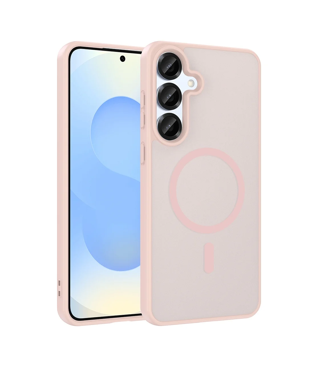 Lexroo Samsung Galaxy Uyumlu S25 Plus Kılıf M-safe Şarj Özellikli Babet Kılıf - Pembe Lexroo Samsung Galaxy Uyumlu S25 Plus Kılıf M-safe Şarj Özellikli Babet Kılıf - Pembe