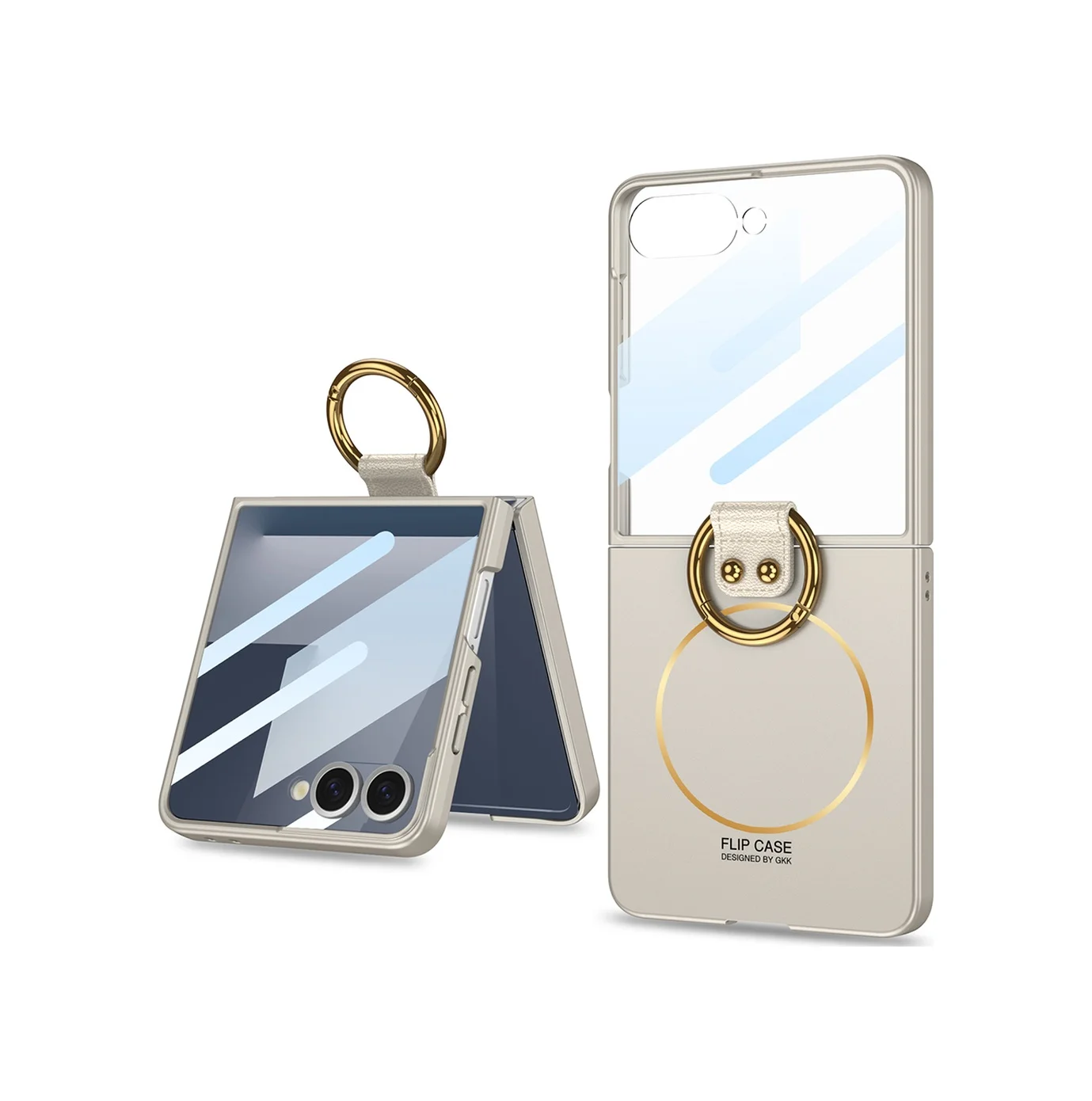 Lexroo Samsung Galaxy Uyumlu Z Flip 7 Kılıf M-safe Şarj Özellikli Kıpta Yüzüklü Flip Sert Kılıf - Titanyum-gri Lexroo Samsung Galaxy Uyumlu Z Flip 7 Kılıf M-safe Şarj Özellikli Kıpta Yüzüklü Flip Sert Kılıf - Titanyum-gri