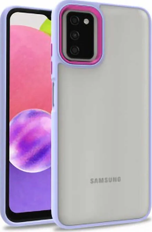 Lexroo Samsung Galaxy Uyumlu A03s Kılıf Flora Kılıf - Lila Lexroo Samsung Galaxy Uyumlu A03s Kılıf Flora Kılıf - Lila