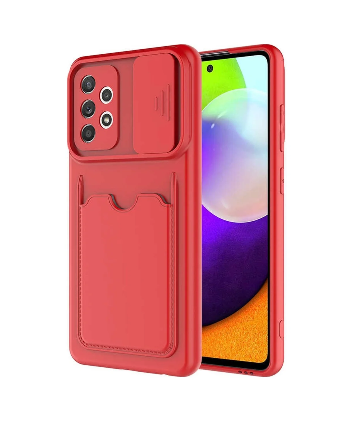 Lexroo Samsung Galaxy Uyumlu A52 Kılıf Kartix Kılıf - Kırmızı Lexroo Samsung Galaxy Uyumlu A52 Kılıf Kartix Kılıf - Kırmızı