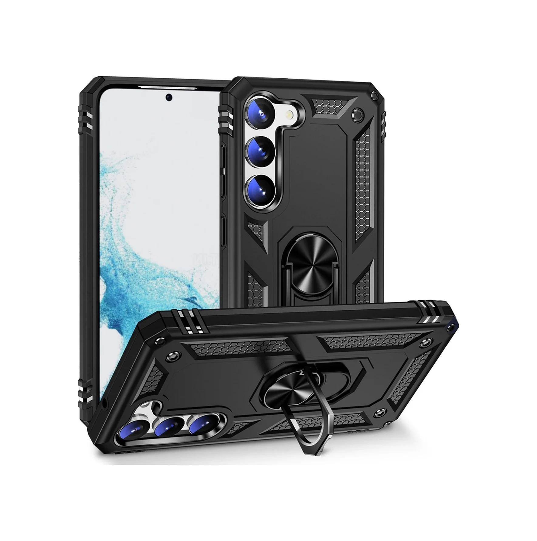 Lexroo Samsung Galaxy Uyumlu S23 Kılıf Vega Kılıf - Siyah Lexroo Samsung Galaxy Uyumlu S23 Kılıf Vega Kılıf - Siyah