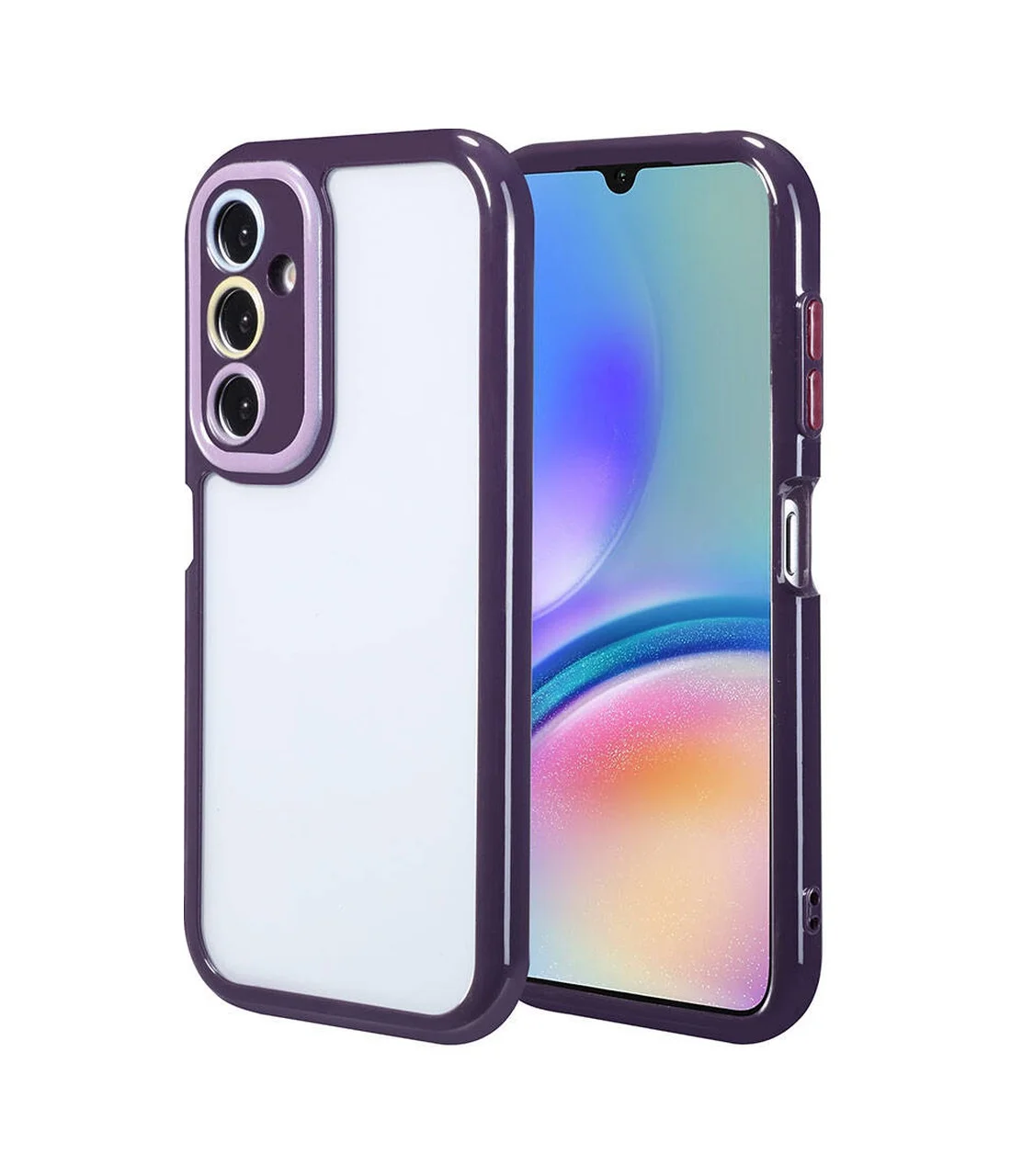 Lexroo Samsung Galaxy Uyumlu A05s Kılıf Kamera Korumalı Renkli Kenar Ve Çerçeve Tasarımlı Vitamin Kılıf - Derin Mor Lexroo Samsung Galaxy Uyumlu A05s Kılıf Kamera Korumalı Renkli Kenar Ve Çerçeve Tasarımlı Vitamin Kılıf - Derin Mor