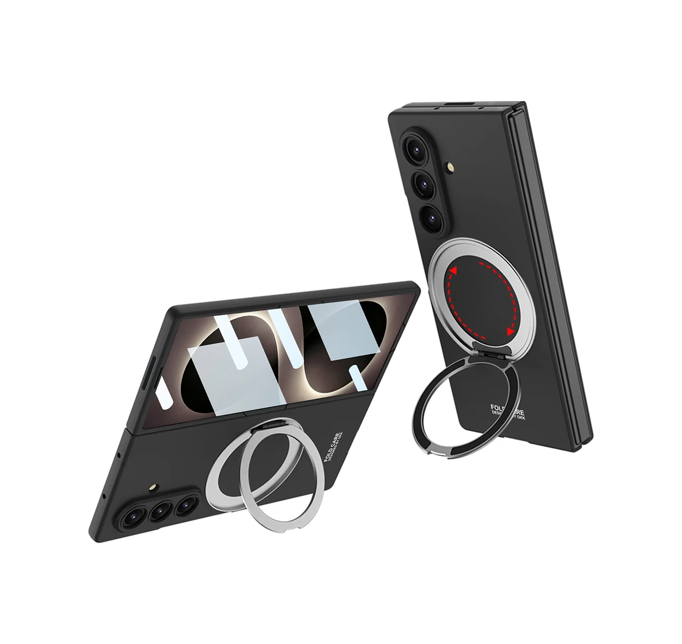 Lexroo Samsung Galaxy Uyumlu Z Fold 8 Ultra Kılıf M-safe Şarj Özellikli Kıpta Yüzüklü Kamera Korumalı Kılıf - Siyah Lexroo Samsung Galaxy Uyumlu Z Fold 8 Ultra Kılıf M-safe Şarj Özellikli Kıpta Yüzüklü Kamera Korumalı Kılıf - Siyah