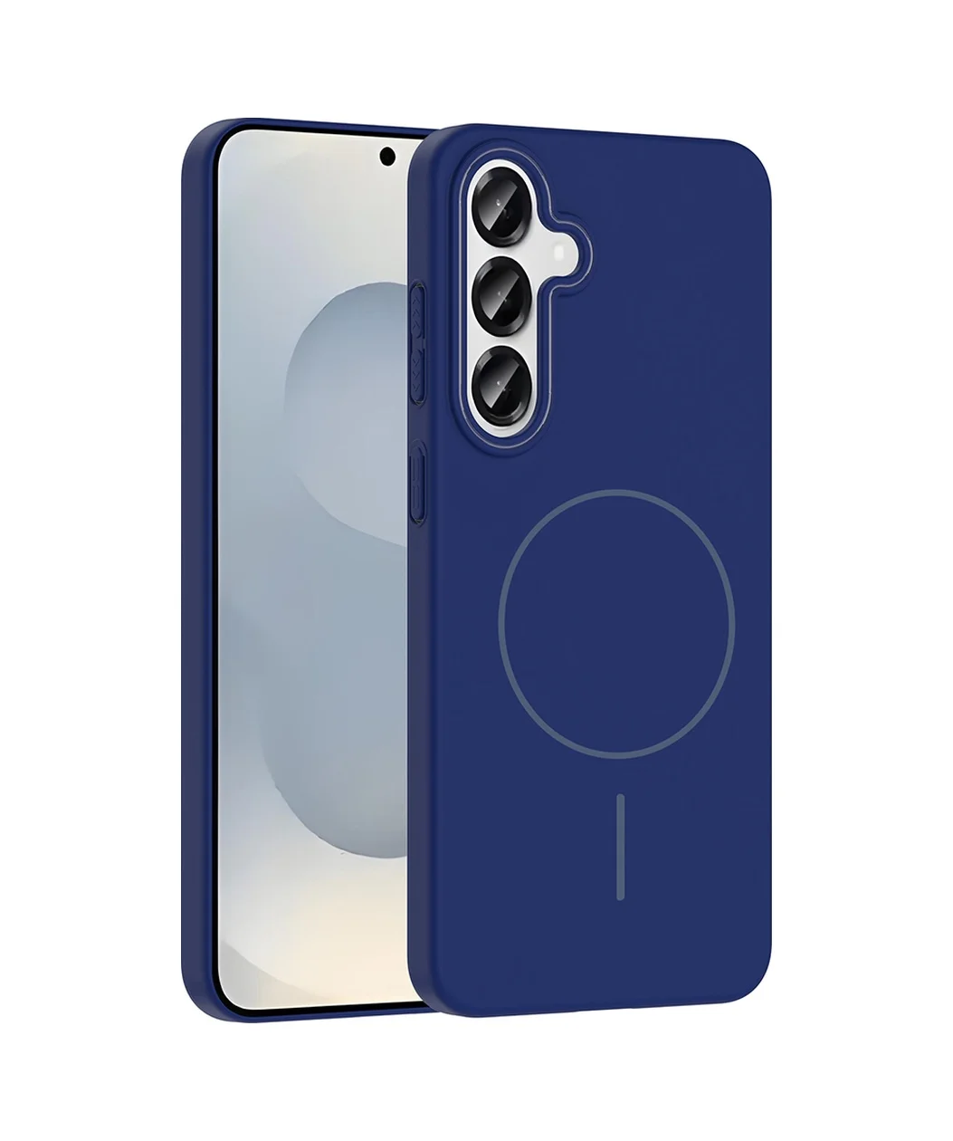 Lexroo Samsung Galaxy Uyumlu S25 Plus Kılıf M-safe Şarj Özellikli Ruby Sert Kılıf - Lacivert Lexroo Samsung Galaxy Uyumlu S25 Plus Kılıf M-safe Şarj Özellikli Ruby Sert Kılıf - Lacivert