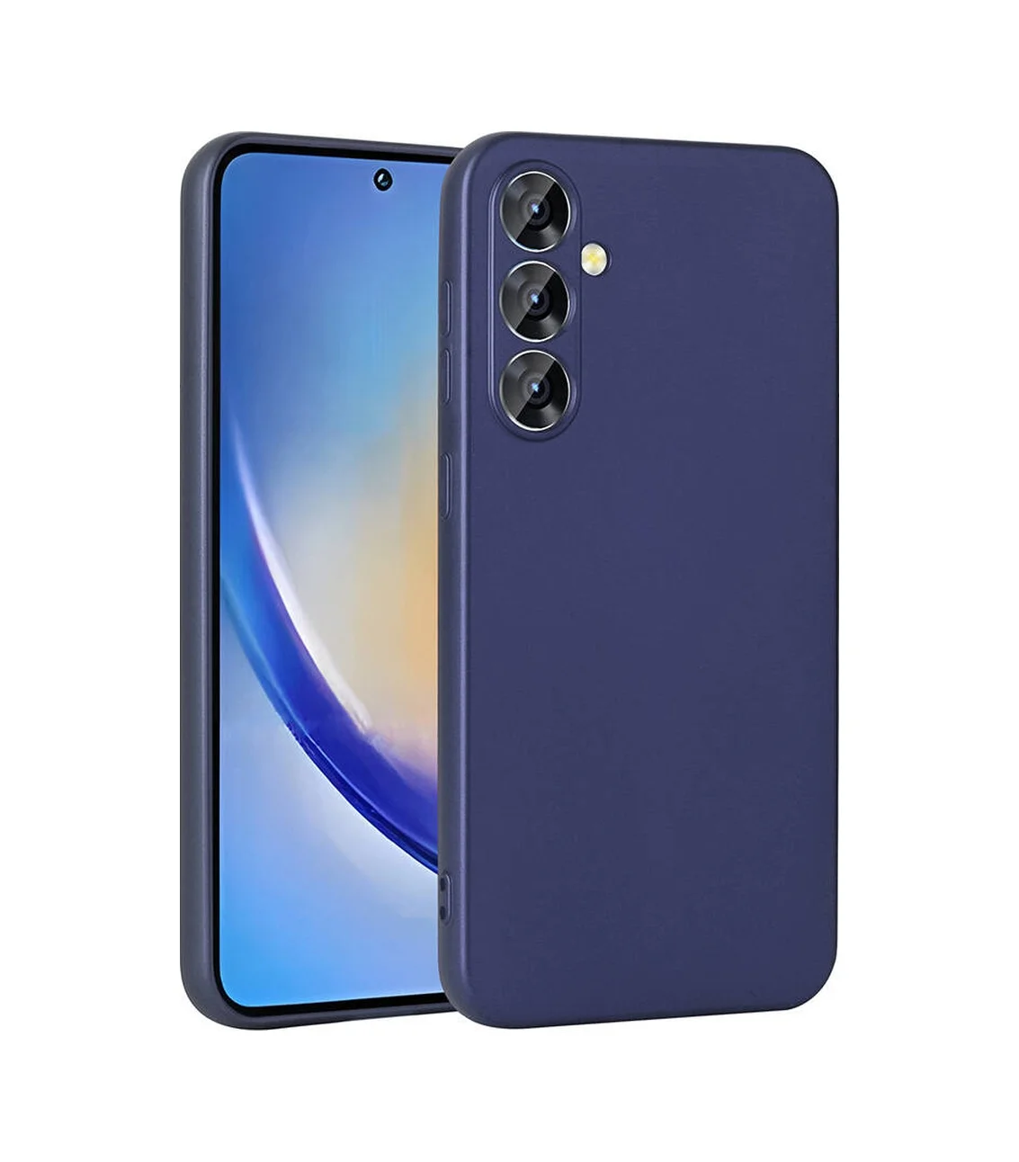 Lexroo Samsung Galaxy Uyumlu A55 Kılıf Premier Silikon Kılıf - Lacivert Lexroo Samsung Galaxy Uyumlu A55 Kılıf Premier Silikon Kılıf - Lacivert