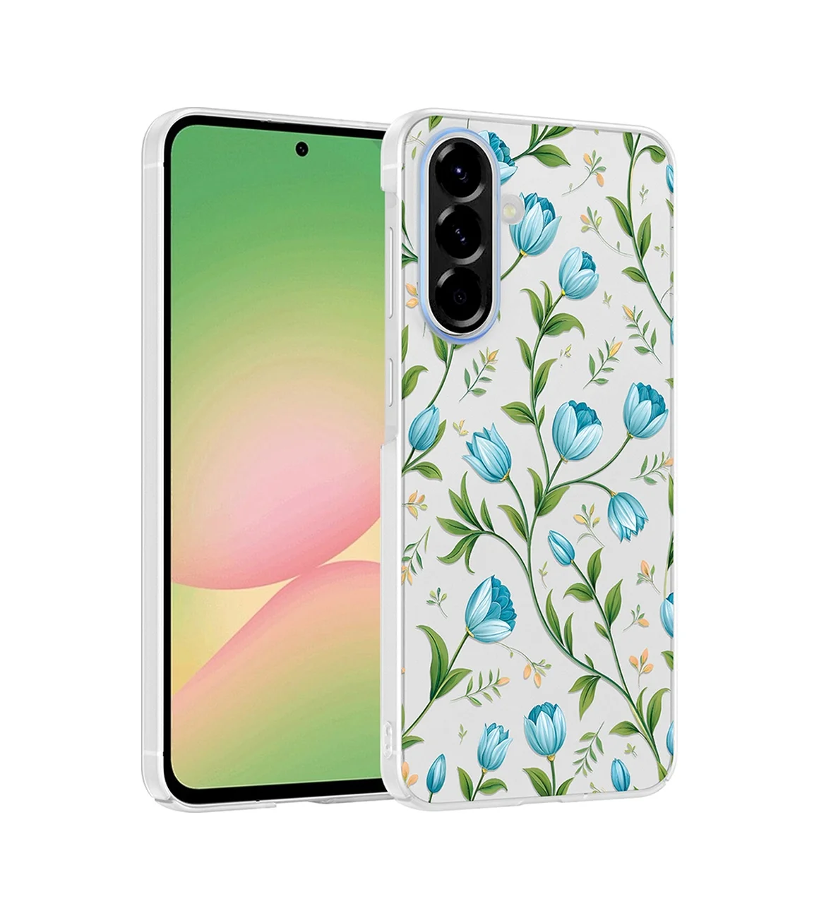 Lexroo Samsung Galaxy Uyumlu A37 Kılıf Kamera Korumalı Desenli Klip Kılıf - Mavi Lale Lexroo Samsung Galaxy Uyumlu A37 Kılıf Kamera Korumalı Desenli Klip Kılıf - Mavi Lale