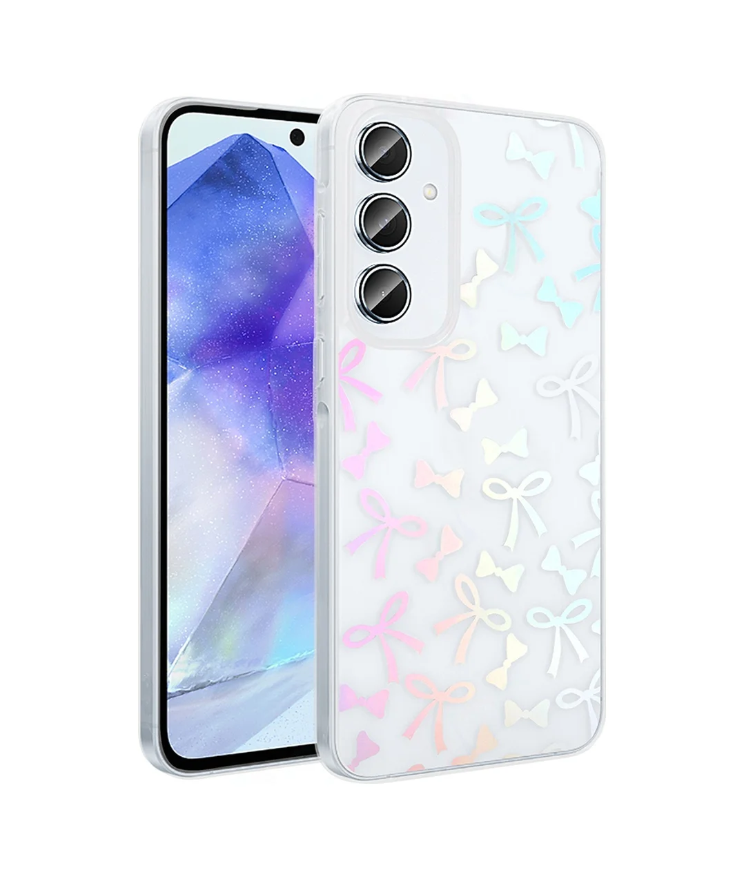 Lexroo Samsung Galaxy Uyumlu A55 Kılıf Şeffaf Figürlü Folk Sert Kılıf - Papatya Lexroo Samsung Galaxy Uyumlu A55 Kılıf Şeffaf Figürlü Folk Sert Kılıf - Papatya