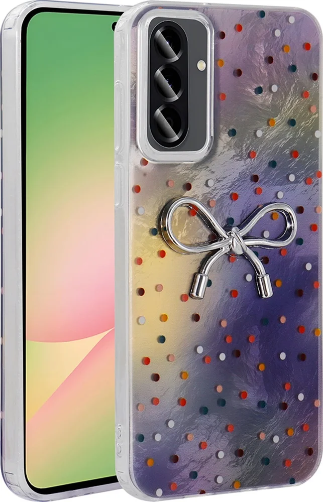 Lexroo Samsung Galaxy Uyumlu A26 Kılıf Kamera Korumalı Figürlü Ponti Silikon Kılıf - Lila Lexroo Samsung Galaxy Uyumlu A26 Kılıf Kamera Korumalı Figürlü Ponti Silikon Kılıf - Lila