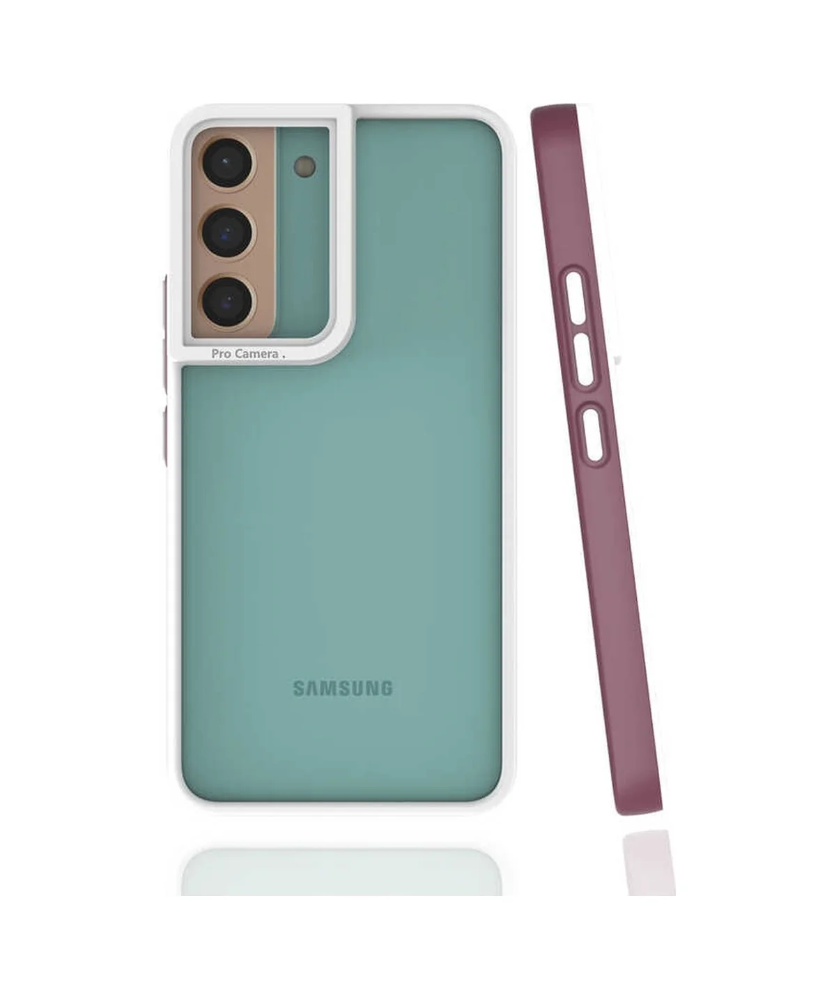 Lexroo Samsung Galaxy Uyumlu S22 Plus Kılıf Mima Kılıf - Mürdüm Çok Renkli Lexroo Samsung Galaxy Uyumlu S22 Plus Kılıf Mima Kılıf - Mürdüm Çok Renkli