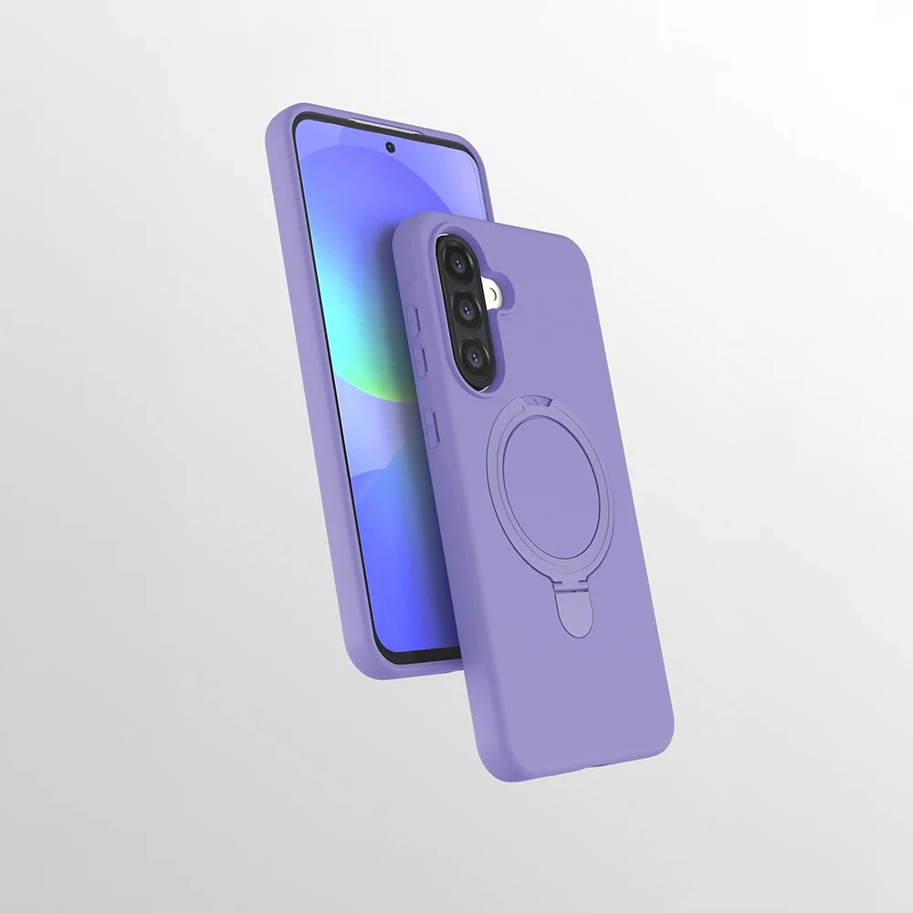 Lexroo Samsung Galaxy Uyumlu A56 Kılıf M-safe Şarj Özellikli Standlı Samara Kılıf - Lila Lexroo Samsung Galaxy Uyumlu A56 Kılıf M-safe Şarj Özellikli Standlı Samara Kılıf - Lila