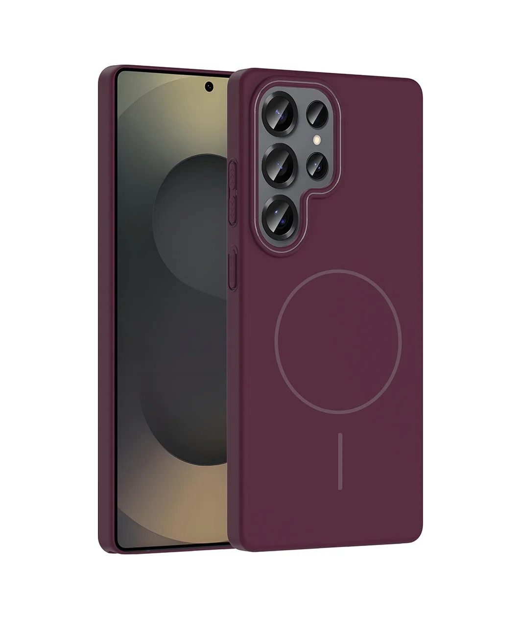 Lexroo Samsung Galaxy Uyumlu S25 Ultra Kılıf M-safe Şarj Özellikli Ruby Sert Kılıf - Mürdüm Çok Renkli Lexroo Samsung Galaxy Uyumlu S25 Ultra Kılıf M-safe Şarj Özellikli Ruby Sert Kılıf - Mürdüm Çok Renkli