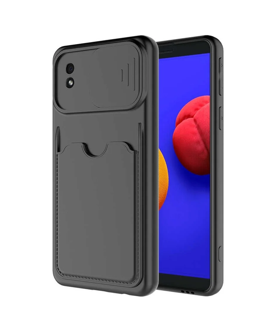 Lexroo Samsung Galaxy Uyumlu A01 Core Kılıf Kartix Kılıf - Siyah Lexroo Samsung Galaxy Uyumlu A01 Core Kılıf Kartix Kılıf - Siyah