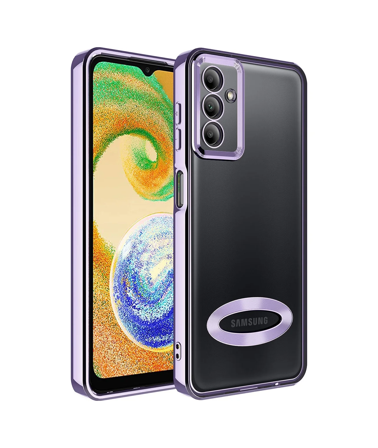 Lexroo Samsung Galaxy Uyumlu A34 Kılıf Kamera Korumalı Logo Gösteren Omega Kılıf - Lila Lexroo Samsung Galaxy Uyumlu A34 Kılıf Kamera Korumalı Logo Gösteren Omega Kılıf - Lila