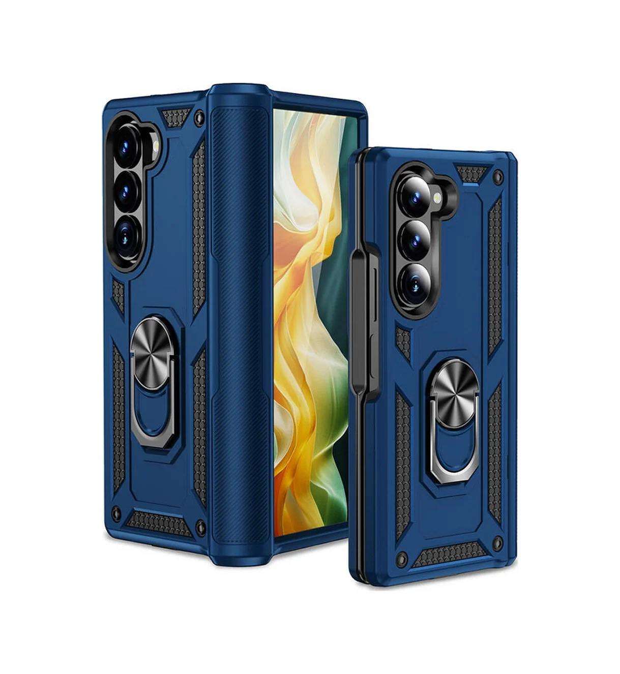 Lexroo Samsung Galaxy Uyumlu Z Fold 6 Kılıf Vega Kılıf - Mavi Lexroo Samsung Galaxy Uyumlu Z Fold 6 Kılıf Vega Kılıf - Mavi