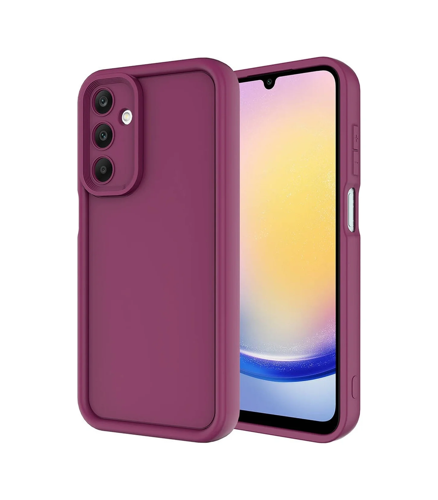 Lexroo Samsung Galaxy Uyumlu A25 Kılıf Kamera Korumalı Ananas Kılıf - Mürdüm Çok Renkli Lexroo Samsung Galaxy Uyumlu A25 Kılıf Kamera Korumalı Ananas Kılıf - Mürdüm Çok Renkli