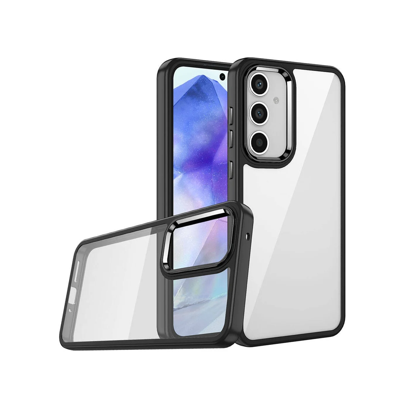 Lexroo Samsung Galaxy Uyumlu A15 Kılıf Flora Kılıf - Siyah Lexroo Samsung Galaxy Uyumlu A15 Kılıf Flora Kılıf - Siyah